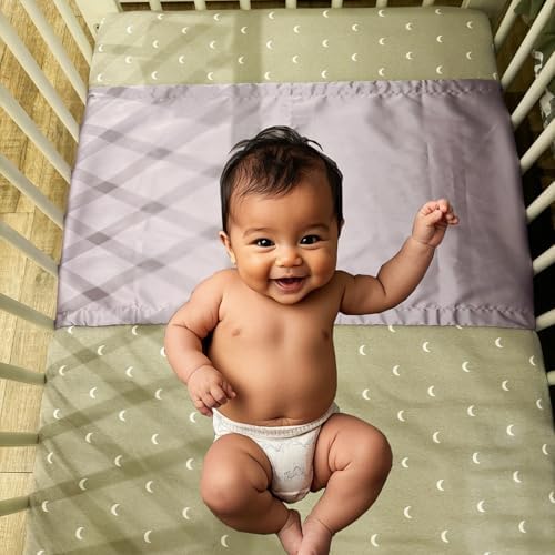 AKISS Satin Crib Sheet Pillow Cover Reversible