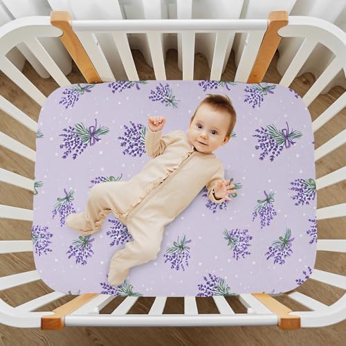 MNSRUU Crib Sheets Soft Breathable Fitted Bedding for Boys Girls