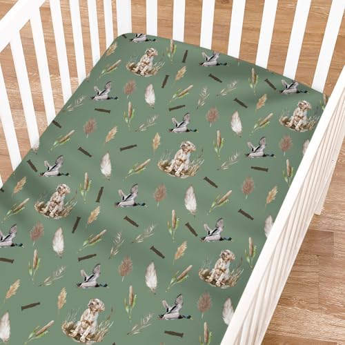 Wild Duck Crib Sheets for Boy Girl 52x28 Inch
