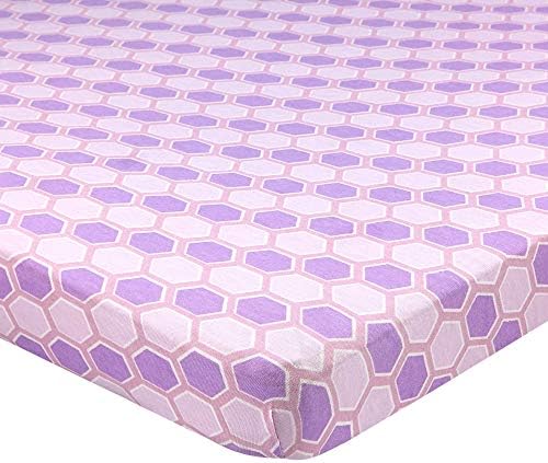 Abstract Jersey Cotton Cradle Sheets - Ultra Soft 18 x 36