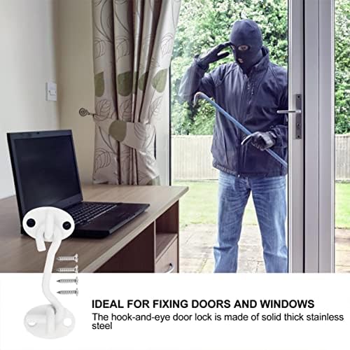 SHAUNI Heavy Duty Stainless Steel Gate Latch Kit 4pcs
