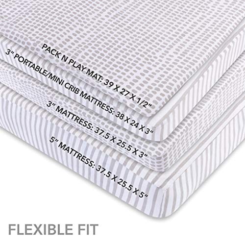 Elys Co Waterproof Pack n Play Crib Sheet - Gender Neutral