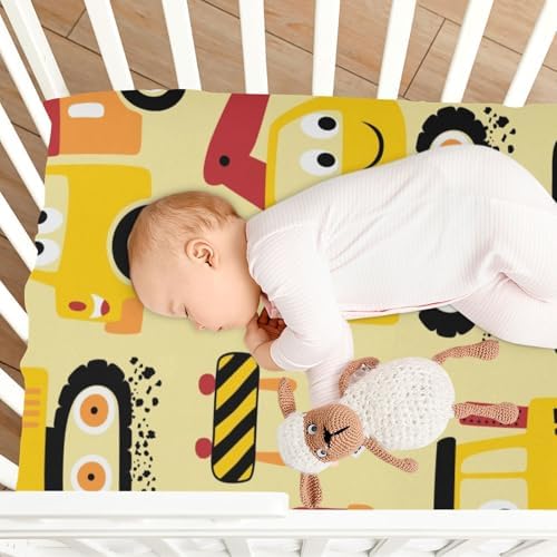 FASHONFASCIN Baby Crib Sheets with Cartoon Design