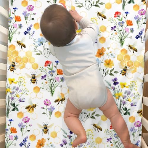 Boho Honeycomb Baby Crib Sheets 2 Pack