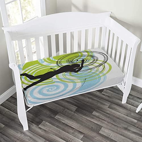XISUNYA Baseball Crib Sheet Set 28x52x8