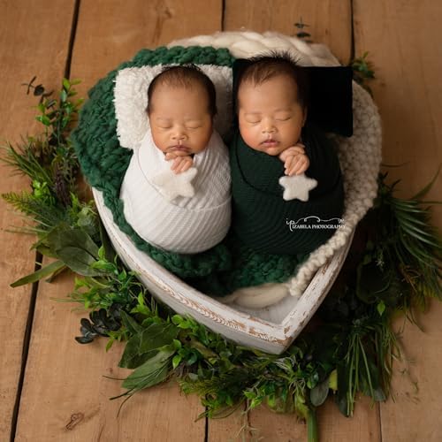 Twinkle Nest Baby Wrap Set of 3 Dark Green 1