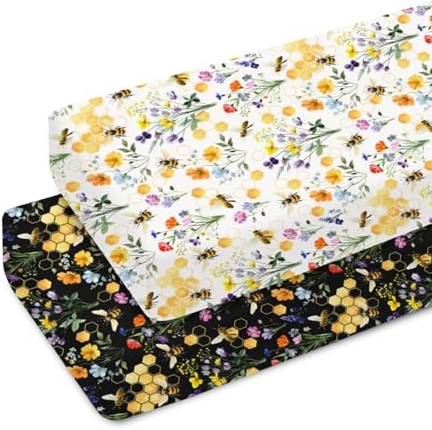 Boho Honeycomb Baby Crib Sheets 2 Pack
