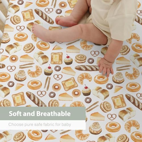 Soft Fitted Crib Sheets for Boys and Girls 28x52