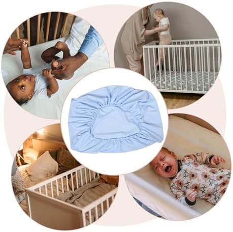 Totority Crib Sheet Microfiber Mattress Cover for Toddlers