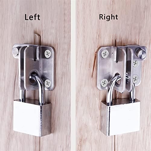 SHAUNI Slide Latch Deadbolt Lock with Chrome Finish