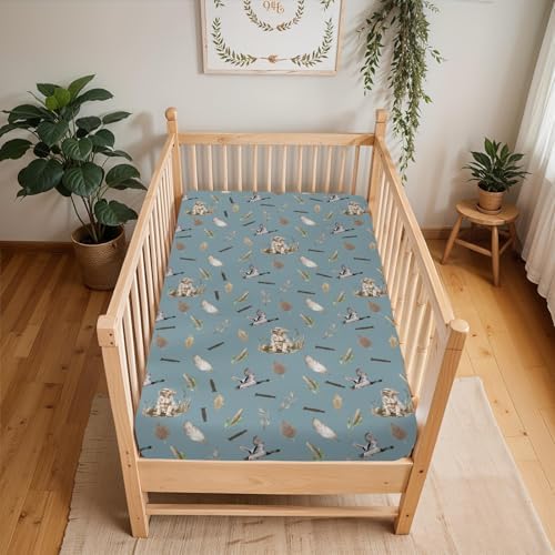 Hunting Ducks Baby Crib Sheets 52x28 Fitted
