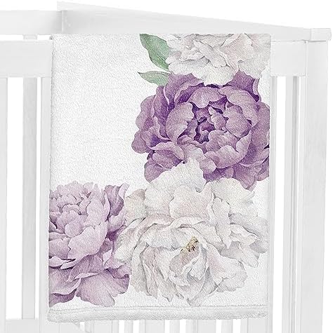 Sweet Jojo Designs Boho Floral Milestone Blanket Set