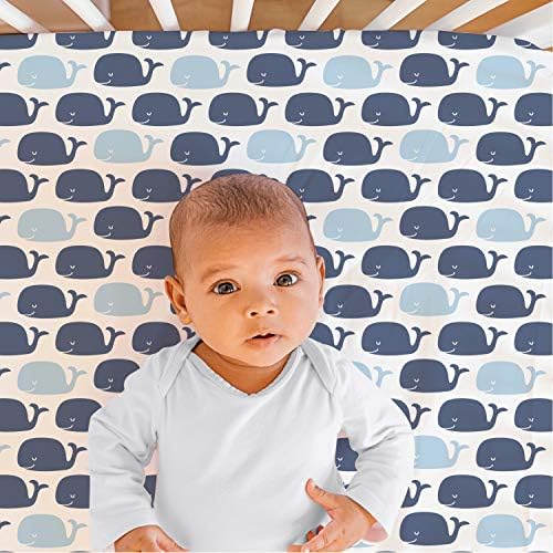 Peanutshell Woodland Animals Nautical Crib Sheets for Boys 8 Pack