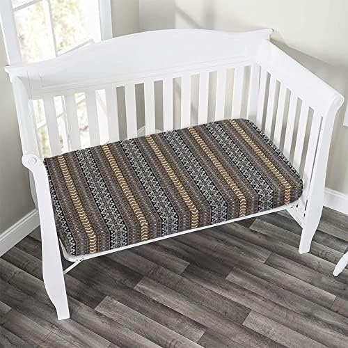 XISUNYA Aztec Crib Sheet Set 28x52x8 Microfiber