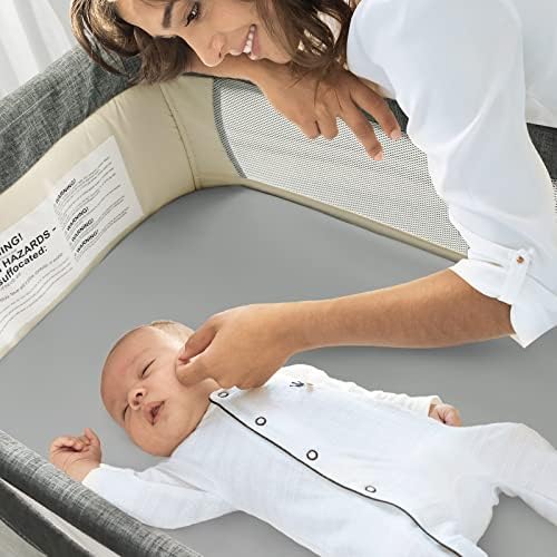 Biloban Waterproof Bassinet Sheets 2 Pack Ultra Soft Microfiber 1