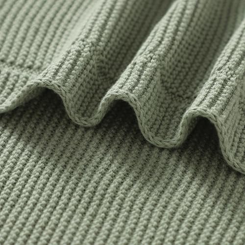 Wugugu 30x40 Inch Baby Blanket Soft Knit for Boys Girls