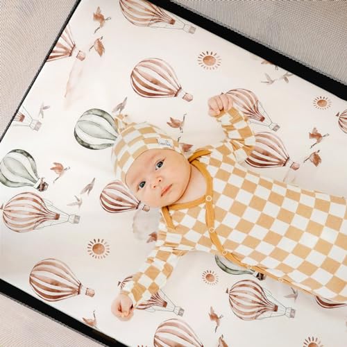GRSSDER Pack n Play Sheets 2 Pack 38x24x6 Universal Fit