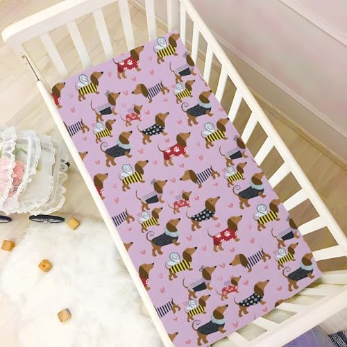 MNSRUU Crib Sheets - Soft Breathable Fitted Bassinet Playard Bedding