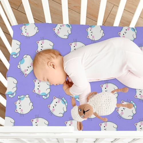 MNSRUU Crib Sheets for Boys Girls Soft Breathable Fitted Bedding 1