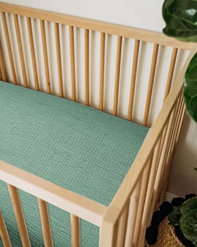 Meowcards Neutral Muslin Crib Sheets 28x52