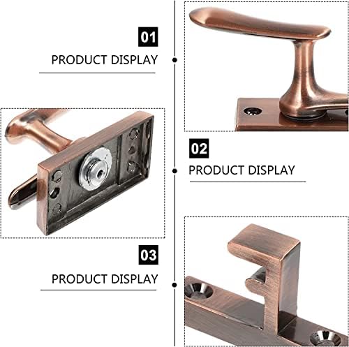 VOIV Zinc Alloy Gate Latch Lock 90 Door Holder Flip Latch