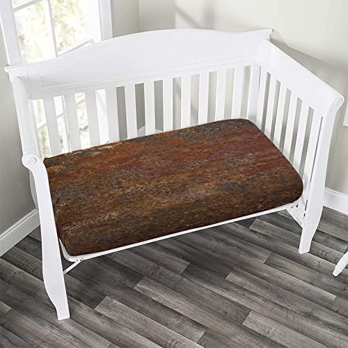 XISUNYA Grungy Crib Sheet Set 28x52x8