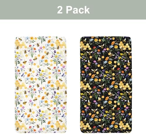 Boho Honeycomb Baby Crib Sheets 2 Pack