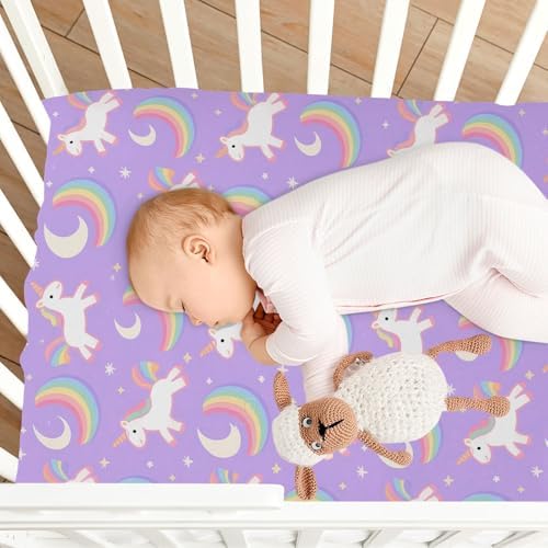 MNSRUU Crib Sheets 39x27x5in Soft Breathable