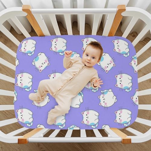 MNSRUU Crib Sheets for Boys Girls Soft Breathable Fitted Bedding 1