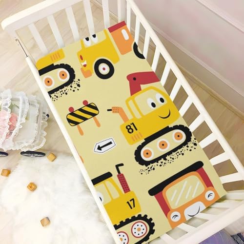 FASHONFASCIN Baby Crib Sheets with Cartoon Design