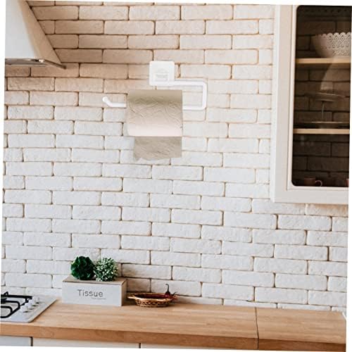 ORFOFE Easy Install No Punching Multi-Function Tissue Rack