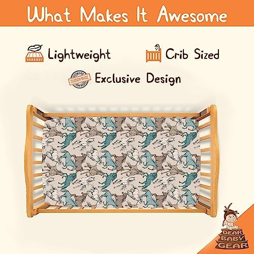 Dear Baby Gear Crib Sheets with Natural Print