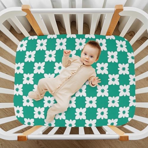 MNSRUU Crib Sheets for Boys Girls 52x28x9in