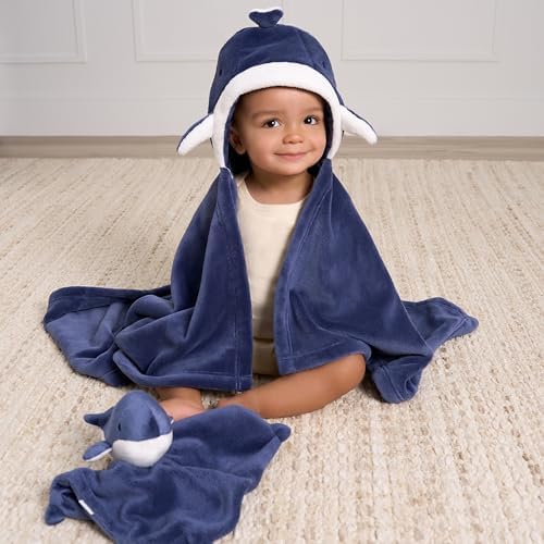 Gerber Baby Hooded Blanket Security Blanket Set