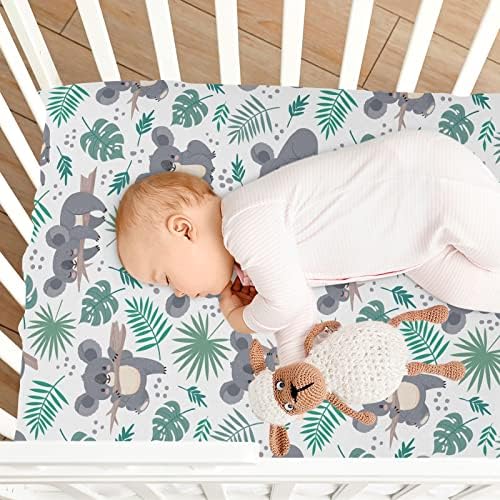 SDMKA Cute Koala Crib Sheets - Soft Microfiber 27x39 Inch