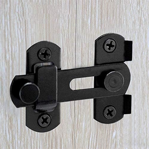 SHAUNI Door Bolt Set of 3 - Black Flip Latch Gate Latches
