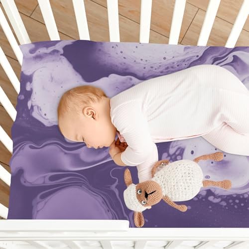 FASHONFASCIN Baby Crib Sheets with Ink Pattern