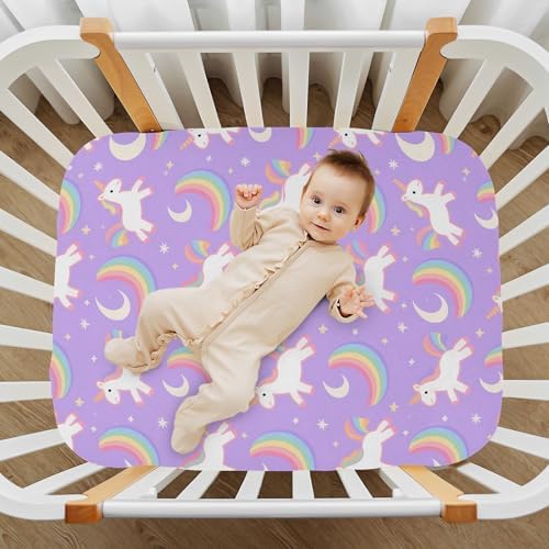 MNSRUU Crib Sheets 39x27x5in Soft Breathable
