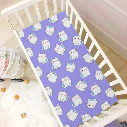 MNSRUU Crib Sheets for Boys Girls Soft Breathable Fitted Bedding 1