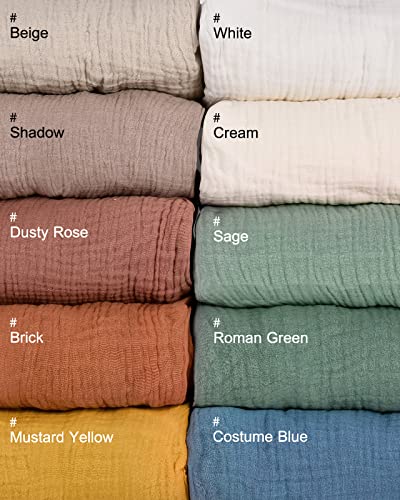 Meowcards Neutral Muslin Crib Sheets 28x52