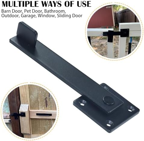 BOSFLAG Heavy Duty Flip Latch Lock Set with Screwdriver