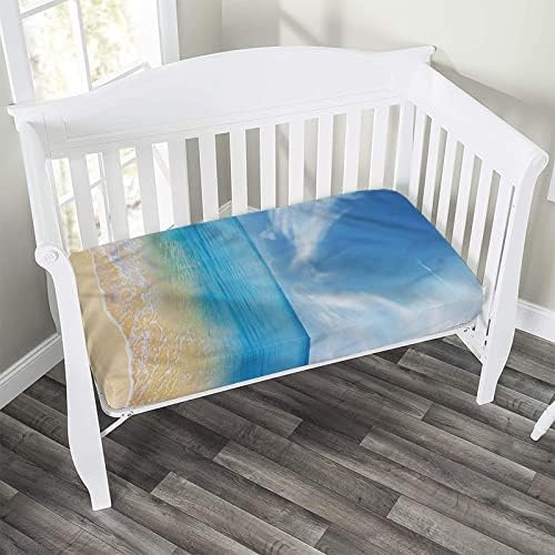 XISUNYA Tropical Micro Fiber Crib Sheet Set 28x52