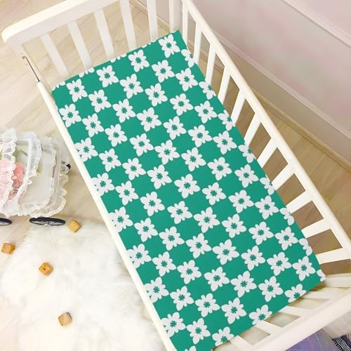 MNSRUU Crib Sheets for Boys Girls 52x28x9in
