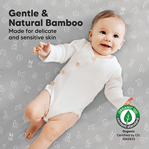 KeaBabies 2-Pack Crib Sheets 3-Pack Swaddle Sleep Sacks