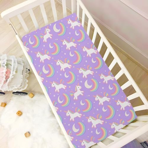 MNSRUU Crib Sheets 39x27x5in Soft Breathable