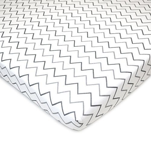 TL Care 2 Pack Natural Cotton Fitted Crib Sheets 38x24