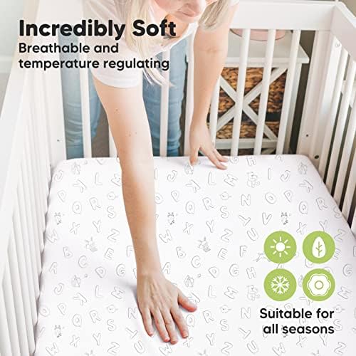KeaBabies 2-Pack Crib Sheets 3-Pack Swaddle Sleep Sacks