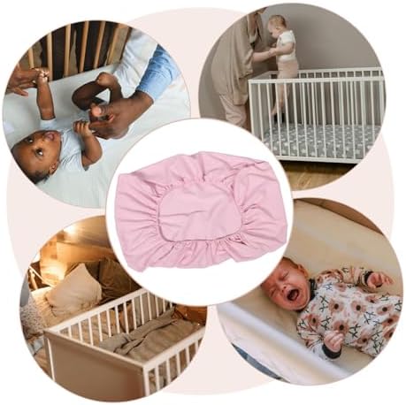 Crib Sheet for Girls Soft Microfiber Mattress Cover for Standard Cribs