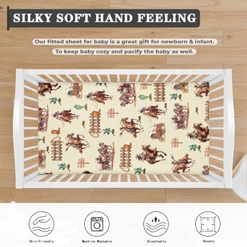 Hinthetall Neutral Crib Sheets Fitted Bassinet Sheet Standard Size
