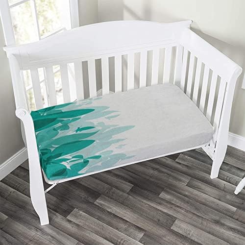 XISUNYA Butterfly Crib Sheet Set Microfiber 28x52x8 Spring Theme